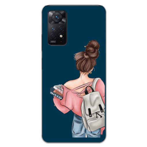 Redmi Note 11 Pro Mobile Cover Beautiful College Girl