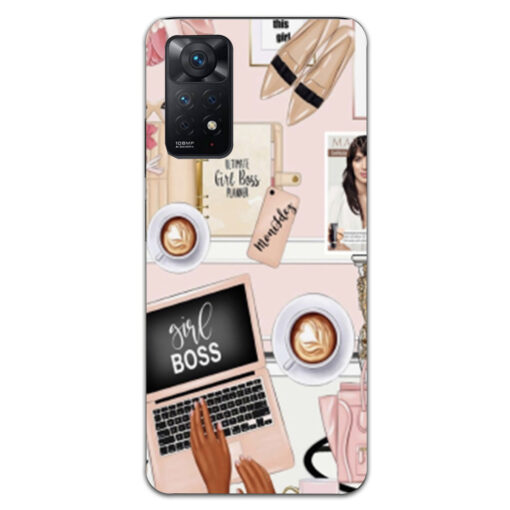 Redmi Note 11 Pro Mobile Cover Boss Girl Mobile Cover