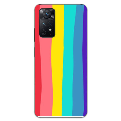 Redmi Note 11 Pro Mobile Cover Bright Rainbow