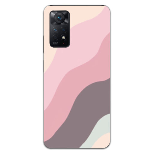 Redmi Note 11 Pro Mobile Cover Colorful Curvy Line