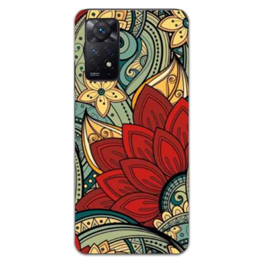 Redmi Note 11 Pro Mobile Cover Floral Design FLOD