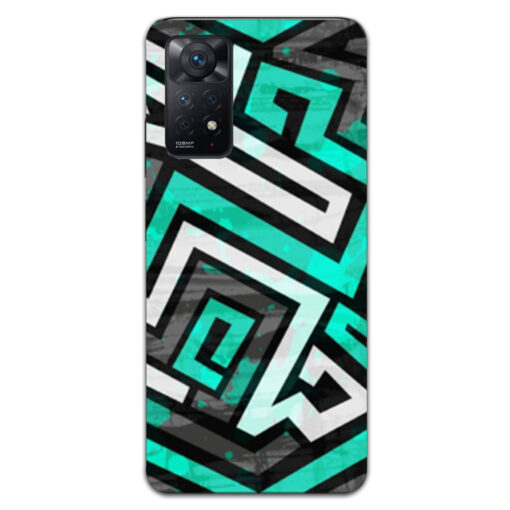 Redmi Note 11 Pro Mobile Cover Green Abstract FLOE