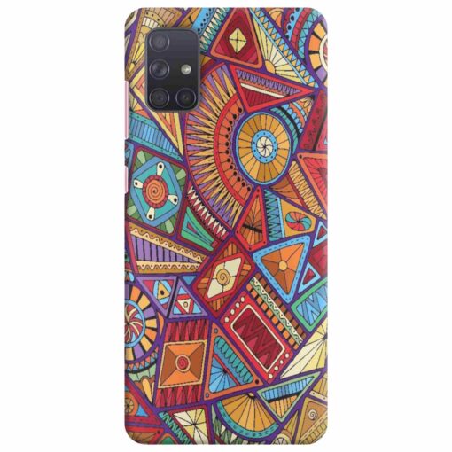 Samsung A71 Mobile Cover Abstract Pattern