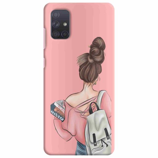 Samsung A71 Mobile Cover College Girl