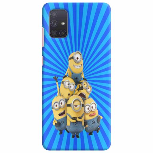 Samsung A71 Mobile Cover Minions