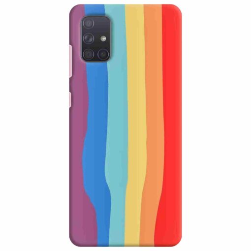 Samsung A71 Mobile Cover Rainbow