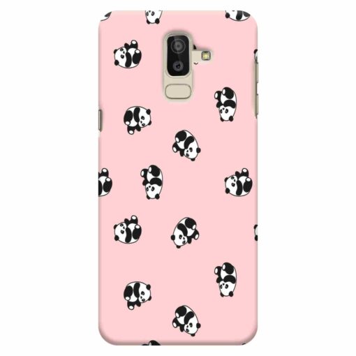 Samsung J8 mobile Cover Cute Panda