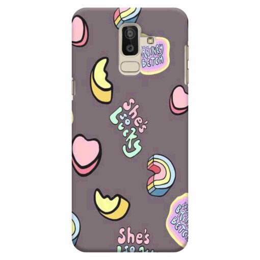 Samsung J8 mobile Cover Foodie Doodle