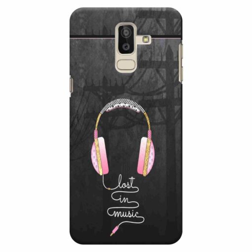 Samsung J8 mobile Cover Lost In Music