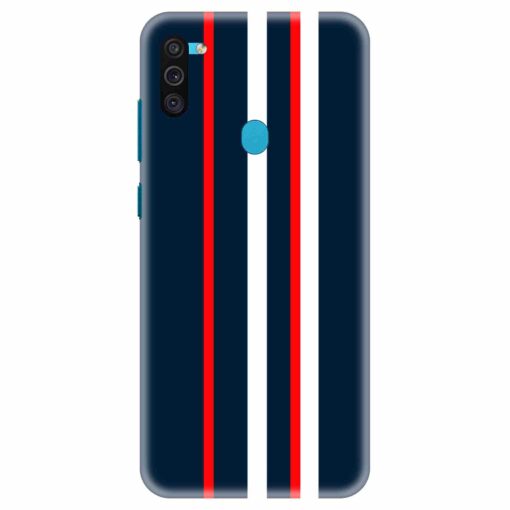 Samsung M11 Mobile Cover 3D Formal Line Design