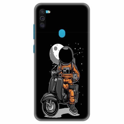 Samsung M11 Mobile Cover Scooter In Space