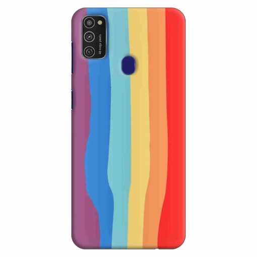 Samsung M21 Back Cover Rainbow