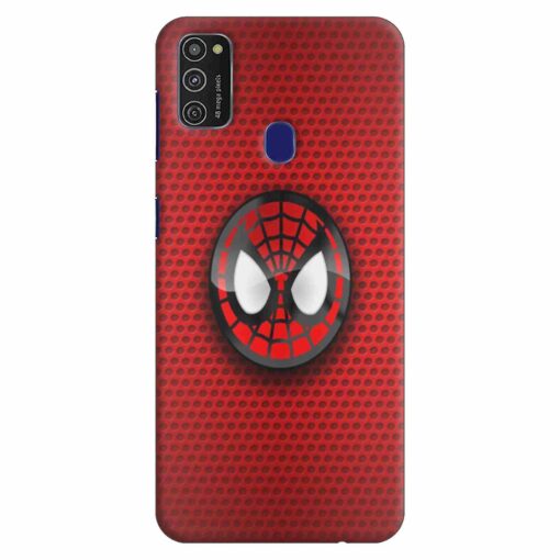 Samsung M21 Back Cover Spiderman Mask Back Cover