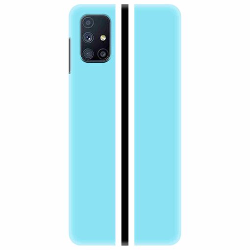 Samsung M51 Mobile Cover Light Blue Motor