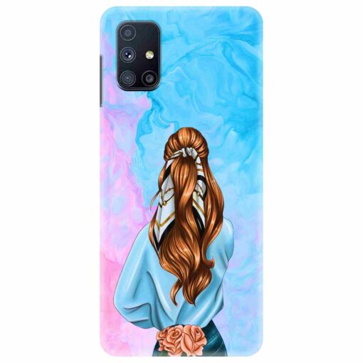 Samsung M51 Mobile Cover Stylish Girl 3D