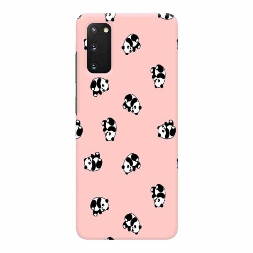 Samsung S20 Mobile Cover Cute Panda