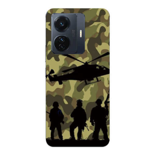 Vivo T1 Pro Mobile Cover Army Design