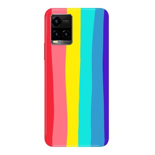 Vivo Y33s 5G Mobile Cover Bright Rainbow