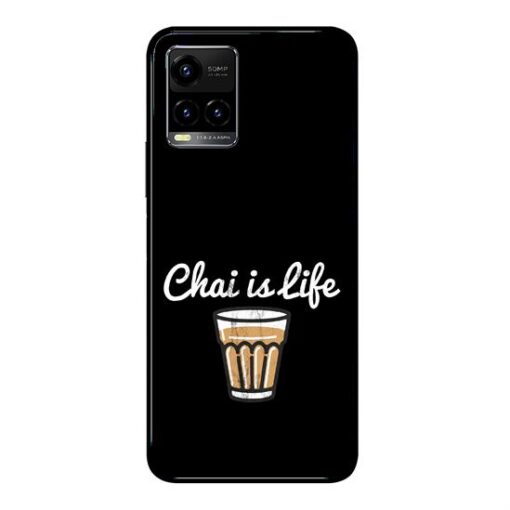 Vivo Y33s 5G Mobile Cover Chai Is Life