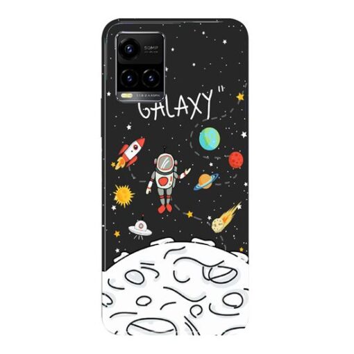 Vivo Y33s 5G Mobile Cover Space Design NASA