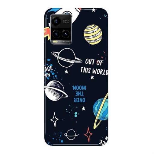 Vivo Y33s 5G Mobile Cover Space Fun Doodle