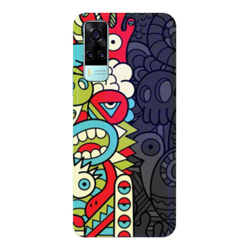 Vivo Y51A Mobile Cover Ancient Art