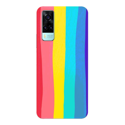 Vivo Y51A Mobile Cover Bright Rainbow