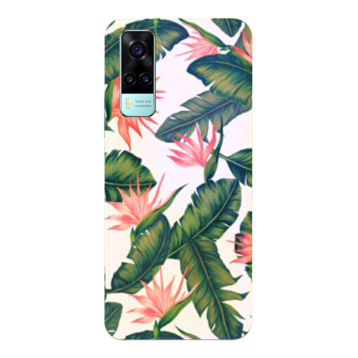 Vivo Y51A Mobile Cover Floral Designer