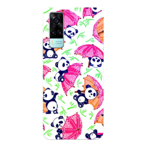 Vivo Y51A Mobile Cover Little Pandas Back Cover