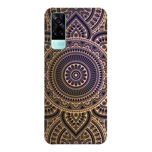 Vivo Y51A Mobile Cover Mandala Art