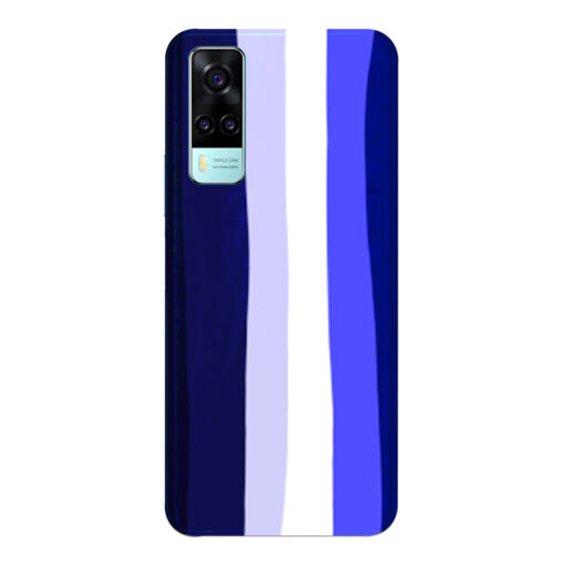 Vivo Y51A Mobile Cover Prussian Blue Shade Rainbow