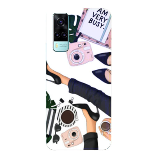 Vivo Y51A Mobile Cover Trendy Girl