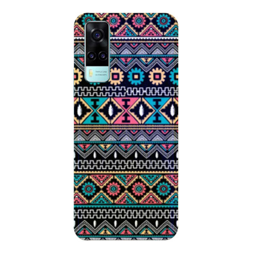 Vivo Y51A Mobile Cover Tribal Art