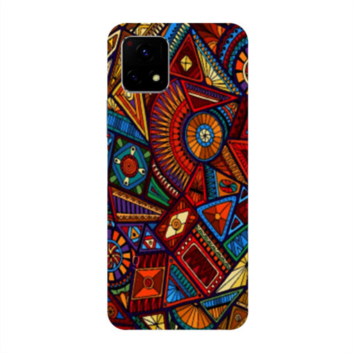 Vivo Y72 5G Mobile Cover Abstract Pattern