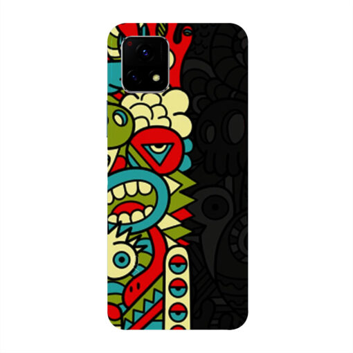 Vivo Y72 5G Mobile Cover Ancient Art