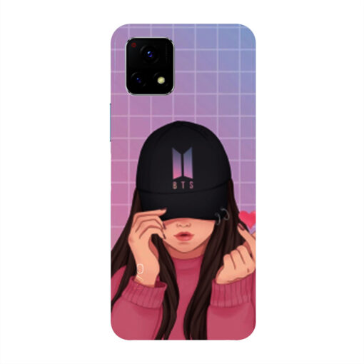 Vivo Y72 5G Mobile Cover BTS Girl