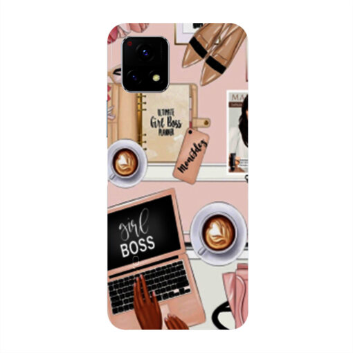 Vivo Y72 5G Mobile Cover Boss Girl Mobile Cover