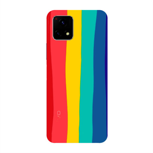 Vivo Y72 5G Mobile Cover Bright Rainbow