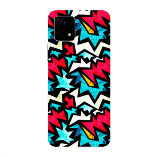 Vivo Y72 5G Mobile Cover Colorful Abstract