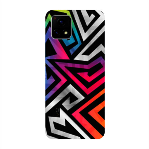 Vivo Y72 5G Mobile Cover Trippy Abstract