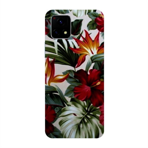 Vivo Y72 5G Mobile Cover Tropical Floral DE5