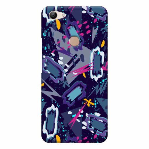 Vivo Y83 Mobile Cover Blue Abstract