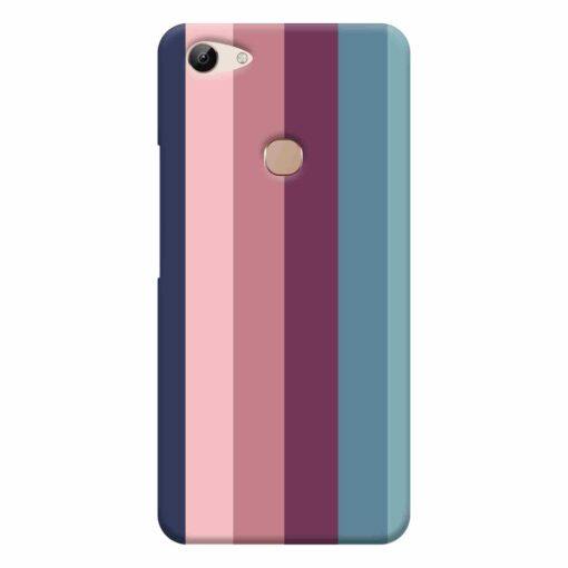 Vivo Y83 Mobile Cover Dark Shade Straight Rainbow