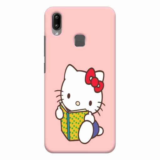 Vivo Y91 Mobile Cover Studying Cute Kitty