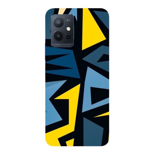 Vivo t1 5G Mobile Cover Abstract Pattern YBB