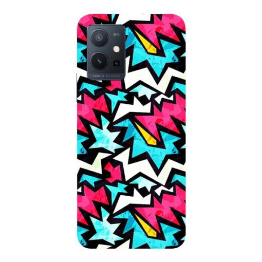 Vivo t1 5G Mobile Cover Colorful Abstract