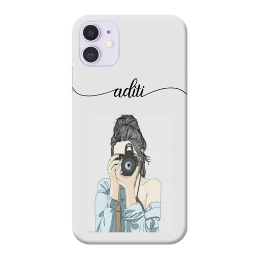 Girl With Camera Name Case